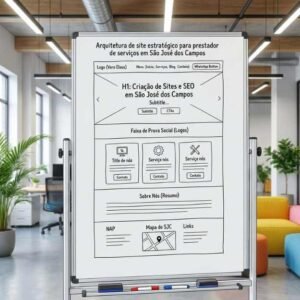 Arquitetura de site estratégico para prestador de serviços em São José dos Campos